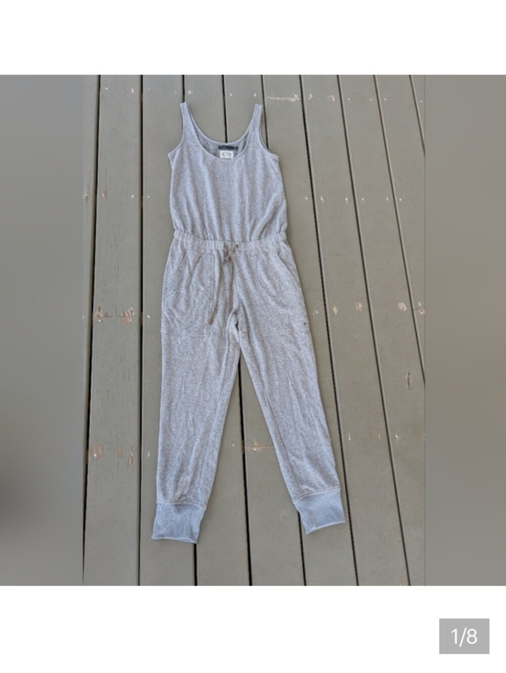 Prana Heather Gray Jumper Jumpsuit Overalls